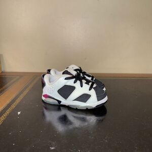 Nike Air Jordan 6 Retro Low Panda White Black 768885-107 Td Toddler Size 7C
